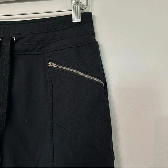 Athleta Black Zipper Front Tie Mini Skort Size XS GUC - Picture 4 of 9